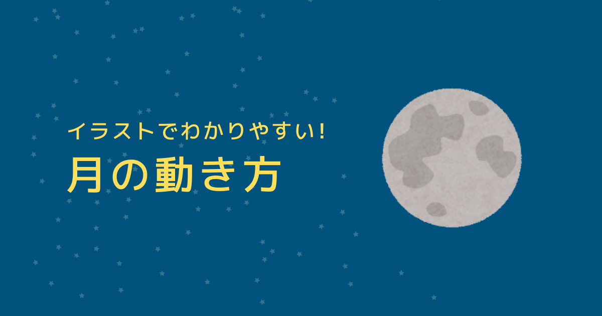 まとめて覚えよう！月の動き【確認用プリントあり】 | 中学受験ナビ